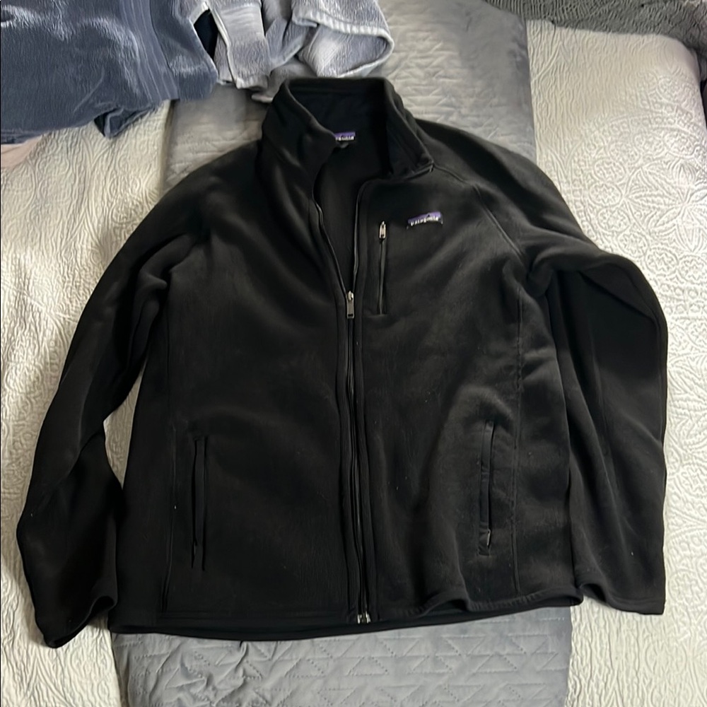 Patagonia Black Performance Jacket Soft Fleece Athletic